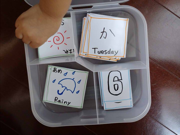 育児グッズ 日本語 英語併記のマグネットカレンダー 万年カレンダー を手作りしてみた 家事 育児に悩むオトン 時々オカン ブログ